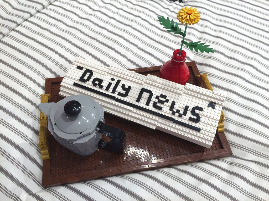 Lego newspaper